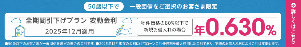 全期間引下げプラン 変動金利