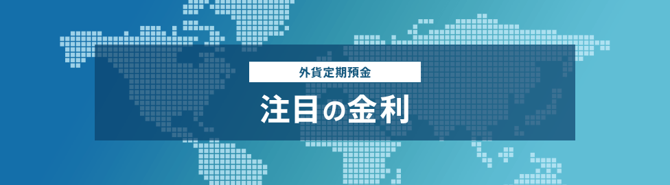 外貨定期預金 注目の特別金利!