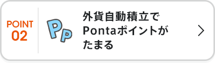 外貨自動積立でPontaポイントがたまる